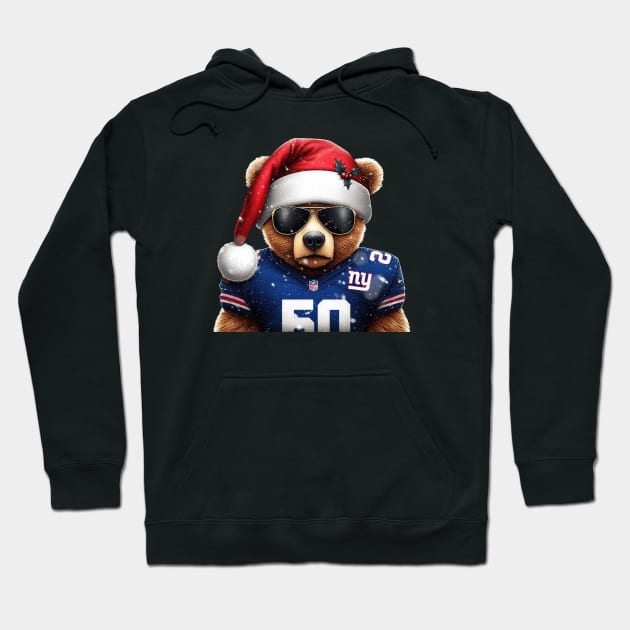 New York Giants Christmas Hoodie by Americansports